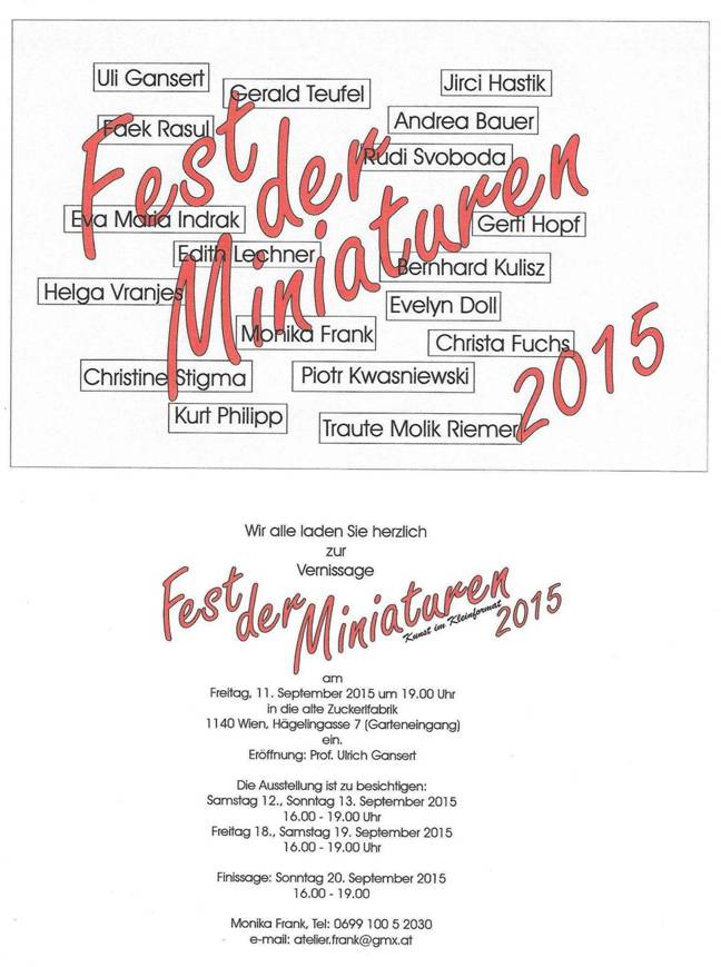 Fest der Miniaturen 2015